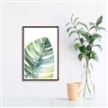 Picture of Tropical Leaf II _GroupedProduct_Rectangle_Portrait_Canvas_Framed_