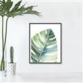 Picture of Tropical Leaf II _GroupedProduct_Rectangle_Portrait_Canvas_Framed_