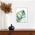 Picture of Tropical Leaf II _GroupedProduct_Rectangle_Portrait_Canvas_Framed_