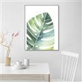 Picture of Tropical Leaf II _GroupedProduct_Rectangle_Portrait_Canvas_Framed_
