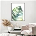 Picture of Tropical Leaf II _GroupedProduct_Rectangle_Portrait_Canvas_Framed_