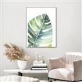 Picture of Tropical Leaf II _GroupedProduct_Rectangle_Portrait_Canvas_Framed_