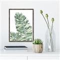 Picture of Tropical Leaf III _GroupedProduct_Rectangle_Portrait_Canvas_Framed_