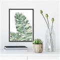 Picture of Tropical Leaf III _GroupedProduct_Rectangle_Portrait_Canvas_Framed_