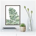 Picture of Tropical Leaf III _GroupedProduct_Rectangle_Portrait_Canvas_Framed_