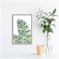 Picture of Tropical Leaf III _GroupedProduct_Rectangle_Portrait_Canvas_Framed_