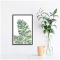 Picture of Tropical Leaf III _GroupedProduct_Rectangle_Portrait_Canvas_Framed_