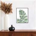Picture of Tropical Leaf III _GroupedProduct_Rectangle_Portrait_Canvas_Framed_