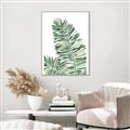 Picture of Tropical Leaf III _GroupedProduct_Rectangle_Portrait_Canvas_Framed_