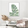 Picture of Tropical Leaf III _GroupedProduct_Rectangle_Portrait_Canvas_Framed_