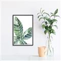 Picture of Tropical Leaf IV _GroupedProduct_Rectangle_Portrait_Canvas_Framed_