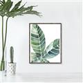 Picture of Tropical Leaf IV _GroupedProduct_Rectangle_Portrait_Canvas_Framed_