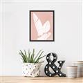 Picture of Pink Palm I _GroupedProduct_Rectangle_Portrait_Canvas_Framed_