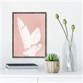 Picture of Pink Palm I _GroupedProduct_Rectangle_Portrait_Canvas_Framed_