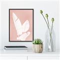 Picture of Pink Palm I _GroupedProduct_Rectangle_Portrait_Canvas_Framed_