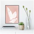 Picture of Pink Palm I _GroupedProduct_Rectangle_Portrait_Canvas_Framed_