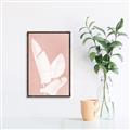 Picture of Pink Palm I _GroupedProduct_Rectangle_Portrait_Canvas_Framed_