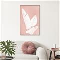 Picture of Pink Palm I _GroupedProduct_Rectangle_Portrait_Canvas_Framed_