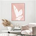Picture of Pink Palm I _GroupedProduct_Rectangle_Portrait_Canvas_Framed_
