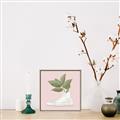Picture of Plant Shoe Pink _GroupedProduct_Square_Canvas_Framed_