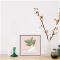 Picture of Plant Shoe Pink _GroupedProduct_Square_Canvas_Framed_