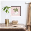 Picture of Plant Shoe Pink _GroupedProduct_Square_Canvas_Framed_