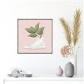 Picture of Plant Shoe Pink _GroupedProduct_Square_Canvas_Framed_