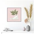 Picture of Plant Shoe Pink _GroupedProduct_Square_Canvas_Framed_