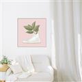 Picture of Plant Shoe Pink _GroupedProduct_Square_Canvas_Framed_