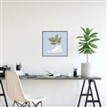 Picture of Plant Shoe Blue I _GroupedProduct_Square_Canvas_Framed_