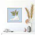Picture of Plant Shoe Blue I _GroupedProduct_Square_Canvas_Framed_
