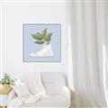 Picture of Plant Shoe Blue I _GroupedProduct_Square_Canvas_Framed_