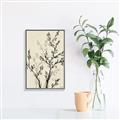Picture of Shadow Botanical II _GroupedProduct_Rectangle_Portrait_Canvas_Framed_