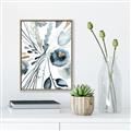 Picture of Dainty Bloom Gray I  _GroupedProduct_Rectangle_Portrait_Canvas_Framed_