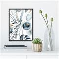 Picture of Dainty Bloom Gray I  _GroupedProduct_Rectangle_Portrait_Canvas_Framed_