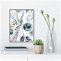 Picture of Dainty Bloom Gray I  _GroupedProduct_Rectangle_Portrait_Canvas_Framed_