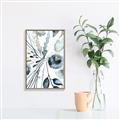 Picture of Dainty Bloom Gray I  _GroupedProduct_Rectangle_Portrait_Canvas_Framed_
