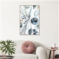 Picture of Dainty Bloom Gray I  _GroupedProduct_Rectangle_Portrait_Canvas_Framed_