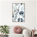 Picture of Dainty Bloom Gray I  _GroupedProduct_Rectangle_Portrait_Canvas_Framed_