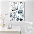 Picture of Dainty Bloom Gray I  _GroupedProduct_Rectangle_Portrait_Canvas_Framed_