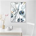 Picture of Dainty Bloom Gray I  _GroupedProduct_Rectangle_Portrait_Canvas_Framed_