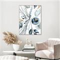 Picture of Dainty Bloom Gray I  _GroupedProduct_Rectangle_Portrait_Canvas_Framed_
