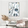 Picture of Dainty Bloom Gray I  _GroupedProduct_Rectangle_Portrait_Canvas_Framed_