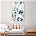 Picture of Dainty Bloom Gray I  _GroupedProduct_Rectangle_Portrait_Canvas_Framed_