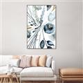 Picture of Dainty Bloom Gray I  _GroupedProduct_Rectangle_Portrait_Canvas_Framed_