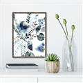 Picture of Dainty Bloom Gray II  _GroupedProduct_Rectangle_Portrait_Canvas_Framed_