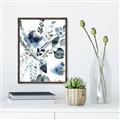Picture of Dainty Bloom Gray II  _GroupedProduct_Rectangle_Portrait_Canvas_Framed_