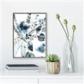 Picture of Dainty Bloom Gray II  _GroupedProduct_Rectangle_Portrait_Canvas_Framed_