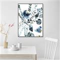 Picture of Dainty Bloom Gray II  _GroupedProduct_Rectangle_Portrait_Canvas_Framed_