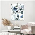 Picture of Dainty Bloom Gray II  _GroupedProduct_Rectangle_Portrait_Canvas_Framed_